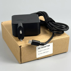 Мережевий зарядний пристрій для ноутбука 45W, 20V, 2.25A з вбудованим кабелем Type-C