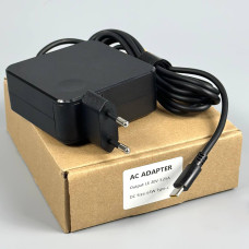 Мережевий зарядний пристрій для ноутбука 65W, 20V, 3.25A з вбудованим кабелем Type-C
