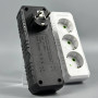 Мережевий розгалужувач із заземленням F101 3 розетки 2500W, 10A