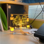 Світлодіодна дошка для малювання та нічник DIY Lamp з USB + фломастери (20*30 см)