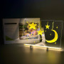 Світлодіодна дошка для малювання та нічник DIY Lamp з USB + фломастери (20*30 см)