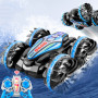 Машинка на пульті радіокерування Amphibious Stunt Car B600 обертання на 360° (14см)