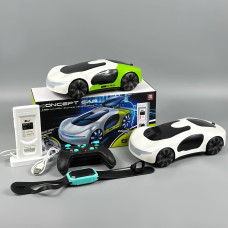 Машинка на радіокеруванні (+керування жестами) Concept Car E600-2 (зарядна станція) (24см)