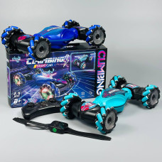 Машинка на пульті радіокерування Stunt Car 108A 2in1 (+керування жестами) Light and Sound (27,5см)