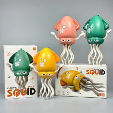 Інтерактивна іграшка Dancing Squid, танцюючий Кальмар з музикою (вбуд. акум.) (20,0см)