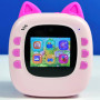 Дитяча фотокамера D6 Cat із функцією друку та з фронтальною камерою