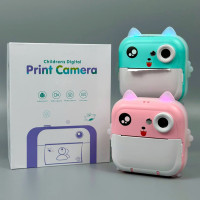 УЦІНКА Дитяча фотокамера Q5 із функцією друку та з телефону через Bluetooth, APP (пошкоджена упаковка)