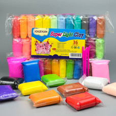 Пластилін повітряний Super Light Clay 36 кольорів