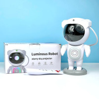 УЦІНКА Проектор Astronaut Star Luminous з RGB підсвічуванням Bluetooth (23,5см) (відірвана рука)