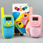 Дитяча рація Walkie Talkie D21 Blue + Pink (2шт) з радіусом дії до 3 км
