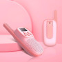 Дитяча рація Walkie Talkie D21 Blue + Pink (2шт) з радіусом дії до 3 км