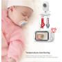 Відеоняня Baby Monitor ABM600 (1280*720P, 2000mAh, 2.4G з функцією нічного бачення)