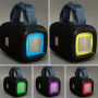 Портативна колонка TG339 радіо, RGB підсвітка, з функцією гучного зв'язку (10,7*7,1*7,1 см)
