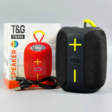 Портативна колонка TG658 радіо, RGB підсвітка, з функцією гучного зв'язку (11,0*8,5*8,5 см)