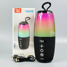 Портативна колонка TG644 радіо, RGB підсвітка, з функцією гучного зв'язку (19,5*8,0*6,0 см)