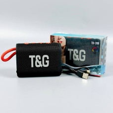 Портативна колонка TG396 радіо, RGB підсвітка, з функцією гучного зв'язку (7,1*4,0*10,0 см)