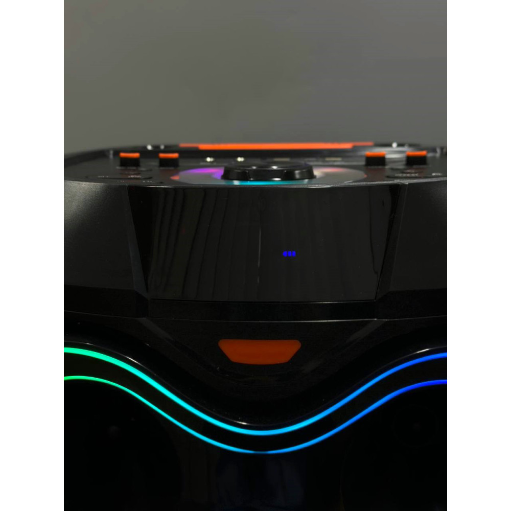Колонка VIP JT-1230 з RGB-підсвічуванням та 2-ма мікрофонами (43.0*43.0*11.5см)