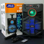 Колонка JTLC JT-818 з RGB-підсвічуванням та мікрофоном (25,0*24,8*41,3см)