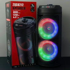 Колонка Sing-e ZQS6212 RGB з мікрофоном 10W*2, 3000mAh (19,6*19,6*51,2 см)