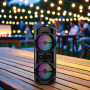Колонка ZQS12201 RGB 40W*2, 6000mAh з мікрофоном та пультом (91,8*37,3*37,3 см)