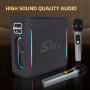 Колонка Sing-e ZQS V100 Karaoke з 2ма мікрофонами 60W, 4000mAh (18,0*17,5*8,5 см)