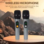 Колонка Sing-e ZQS V73 Karaoke з 2ма мікрофонами 100W, 6000mAh (22,2*18,0*9,5 см)