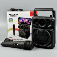 Колонка Sing-e ZQS1361 Mini RGB з мікрофоном 8W, 1200mAh (16,5*11,5*9,0 см)