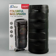 Колонка Sing-e ZQS2401 RGB 5W*2, 1500mAh (32,7*14,2*14,0 см)