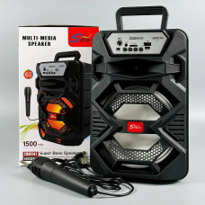 Колонка Sing-e ZQS6141 RGB з мікрофоном 15W, 1500mAh (28,0*18,7*15,8 см)