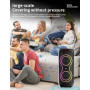 Колонка Sing-e ZQS8255 RGB з мікрофоном 20W*2, 5000mAh (70,1*28,5*27,0 см)