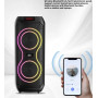 Колонка Sing-e ZQS8255 RGB з мікрофоном 20W*2, 5000mAh (70,1*28,5*27,0 см)
