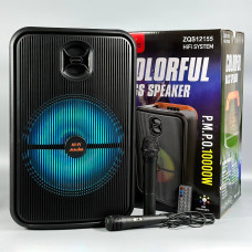 Колонка Sing-e ZQS12155 RGB з мікрофоном 40W, 3000mAh (52,0*33,5*25,0 см)