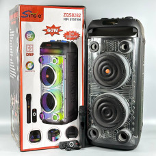 Колонка Sing-e ZQS8282 RGB з мікрофоном та пультом 60W, 5000mAh (73,0*32,5*32,0 см)