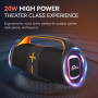 Колонка Sing-e ZQS P60 RGB 20W, 3600mAh (28,5*17,2*11,8 см)