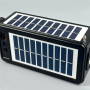 Колонка-радіо Sing-e ZQS-T01 із сонячною панеллю+ліхтар 8W, 1200mAh (16,8*9,5*6,2 см)