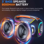 Колонка Sing-e ZQS P200 RGB 60W, 4000mAh (32,0*19,0*16,0 см)