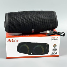 Колонка Sing-e ZQS-L31 RGB 10W*2, 2500mAh (22,3*9,5*9,3 см)