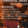 Колонка Sing-e ZQS-L33 RGB 25W*2, 3000mAh (30,2*14,5*13,3 см)
