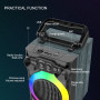 Колонка Sing-e ZQS1368 Mini RGB 8W, 1200mAh з мікрофоном (19,0*12,9*11,8 см)