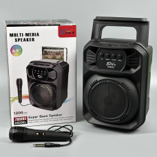 Колонка Sing-e ZQS603 RGB 10W, 1200mAh з мікрофоном (27,1*19,8*16,3 см)