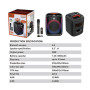 Колонка Sing-e ZQS6170 RGB 40W, 3000mAh з мікрофоном та пультом (33,0*25,5*25,0 см)