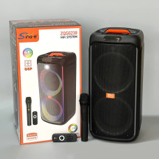 Колонка Sing-e ZQS6238 RGB 40W, 3000mAh з мікрофоном та пультом (53,6*25,5*25,0 см)