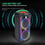 Колонка Sing-e ZQS6238 RGB 40W, 3000mAh з мікрофоном та пультом (53,6*25,5*25,0 см)