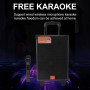 Колонка Sing-e ZQS908S 40W, 3000mAh з мікрофоном та пультом (40,9*26,0*22,7 см)