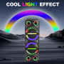 Колонка Sing-e ZQS8231 RGB 30W*2, 6000mAh з 2-ма мікрофонами та пультом (90,1*31,4*29,1 см)