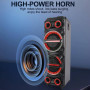 Колонка Sing-e ZQS8231 RGB 30W*2, 6000mAh з 2-ма мікрофонами та пультом (90,1*31,4*29,1 см)
