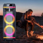 Колонка Sing-e ZQS8283 RGB 25W*2, 5000mAh з мікрофоном та пультом (80,6*28,5*27,7 см)