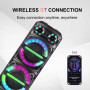 Колонка Sing-e ZQS8315 RGB 40W*3, 6000mAh з 2-ма мікрофонами та пультом (130,4*31,4*29,5 см)