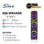 Колонка Sing-e ZQS8315 RGB 40W*3, 6000mAh з 2-ма мікрофонами та пультом (130,4*31,4*29,5 см)