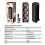 Колонка Sing-e ZQS8316 RGB 25W*3, 5000mAh з мікрофоном та пультом (89,6*28,5*27,7 см)